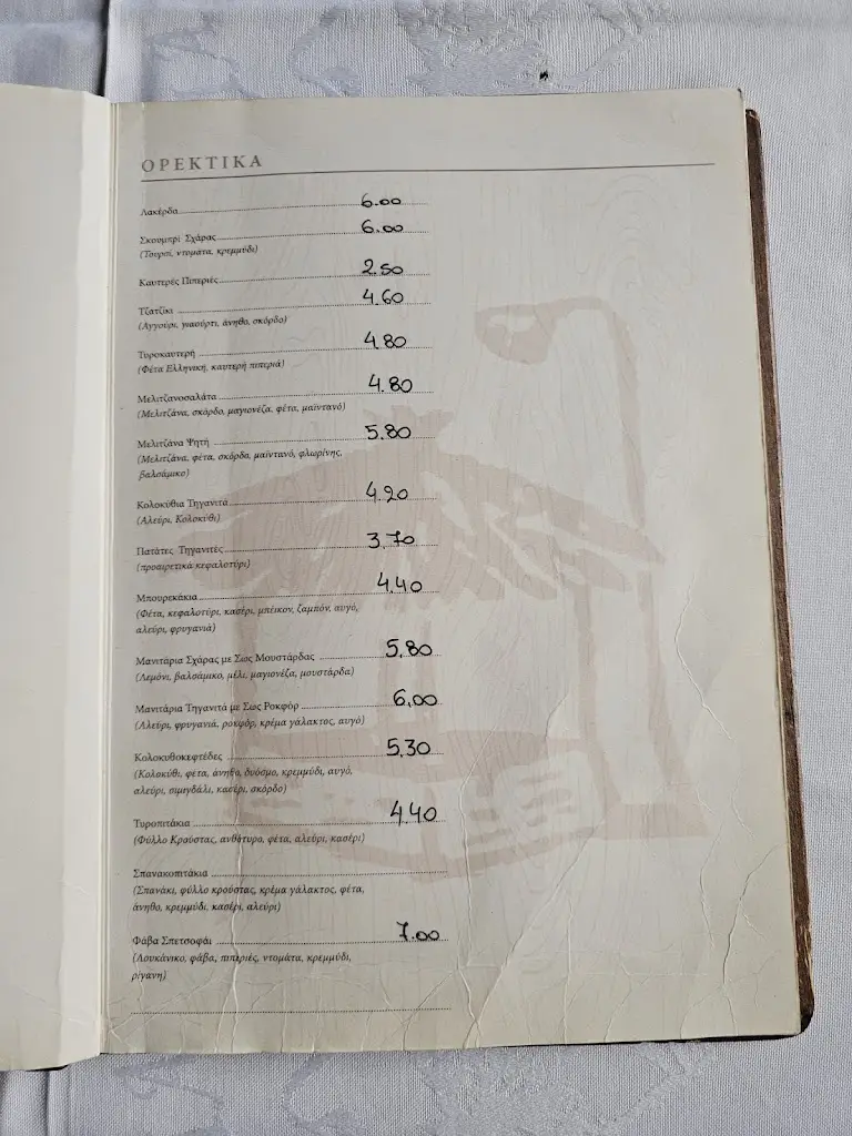 Menü_Εστιατόριο Κιόσκια_Chortiátis_Bild_4