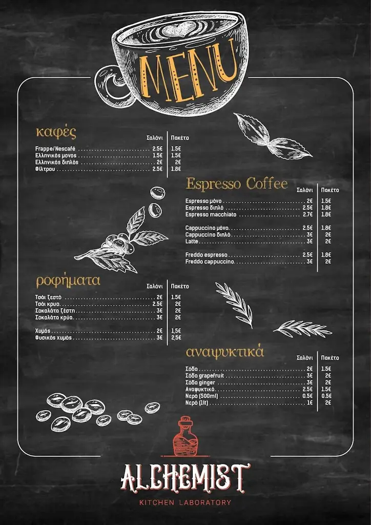 Menu_Alchemist Kitchen Laboratory_Galátista_image_1