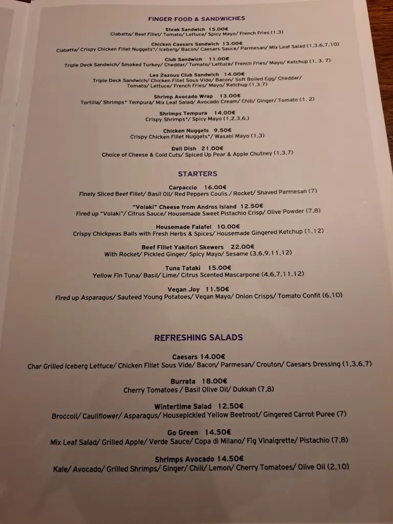 Menu_Les Zazous_Kalamariá_image_1