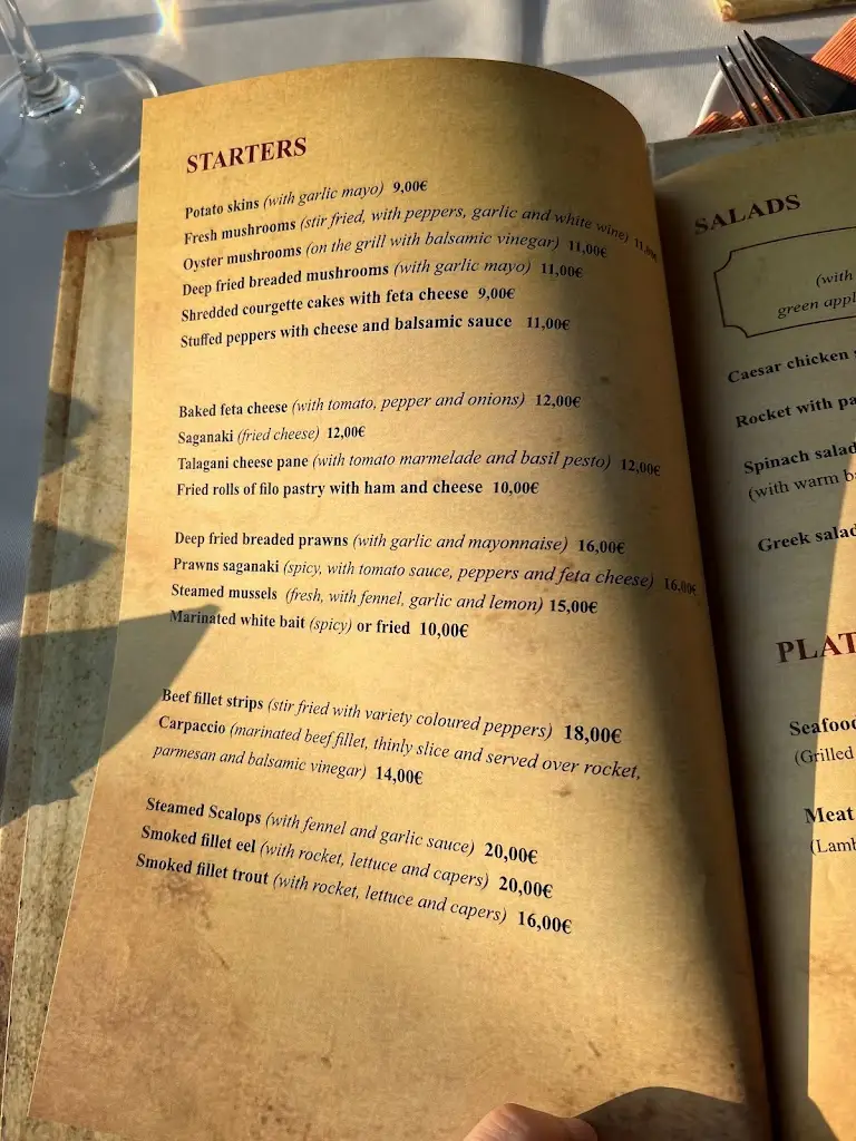 Menu_Cafe-Restaurant Archontiko_Kontariótissa_imagen_3