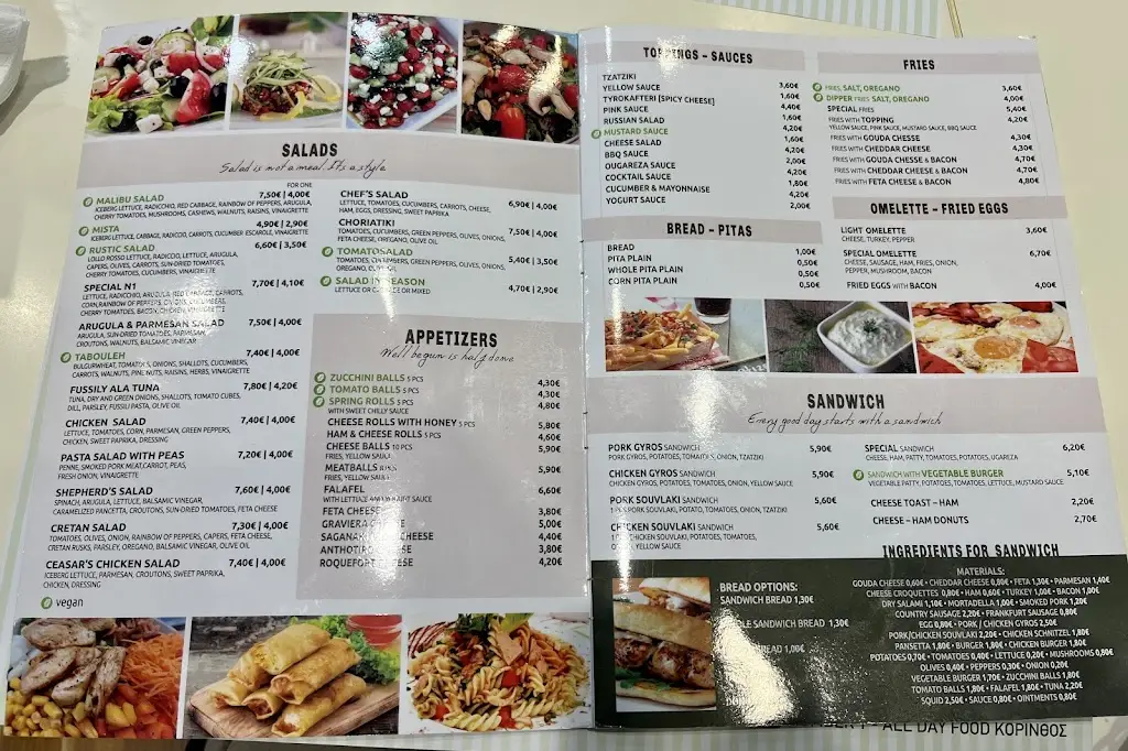 Menü_Number One: All Day Food_Koryfí_Bild_1