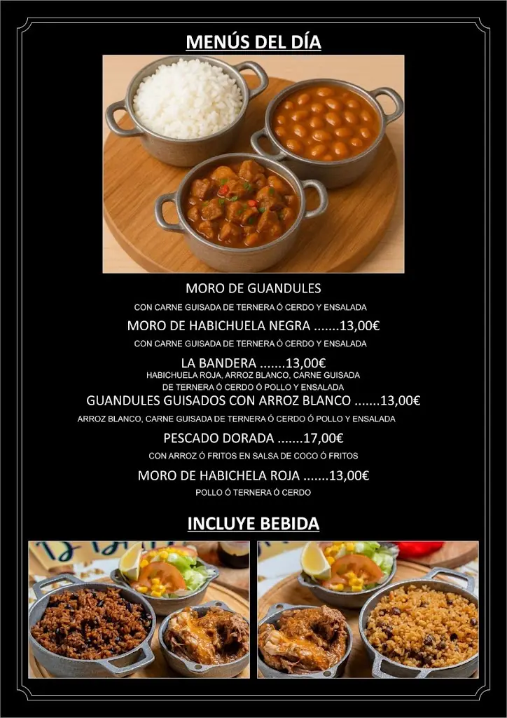 Menü_Ο καφενές του Μουστάκα_Koufália_Bild_2