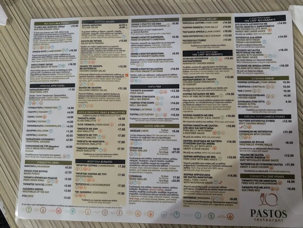 Menü_Τσιπουράδικο Γειά μας_Koufália_Bild_1