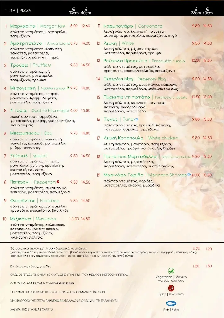 Menü_Italian Kilkis Pizza - Pasta Project_Kilkís_Bild_3