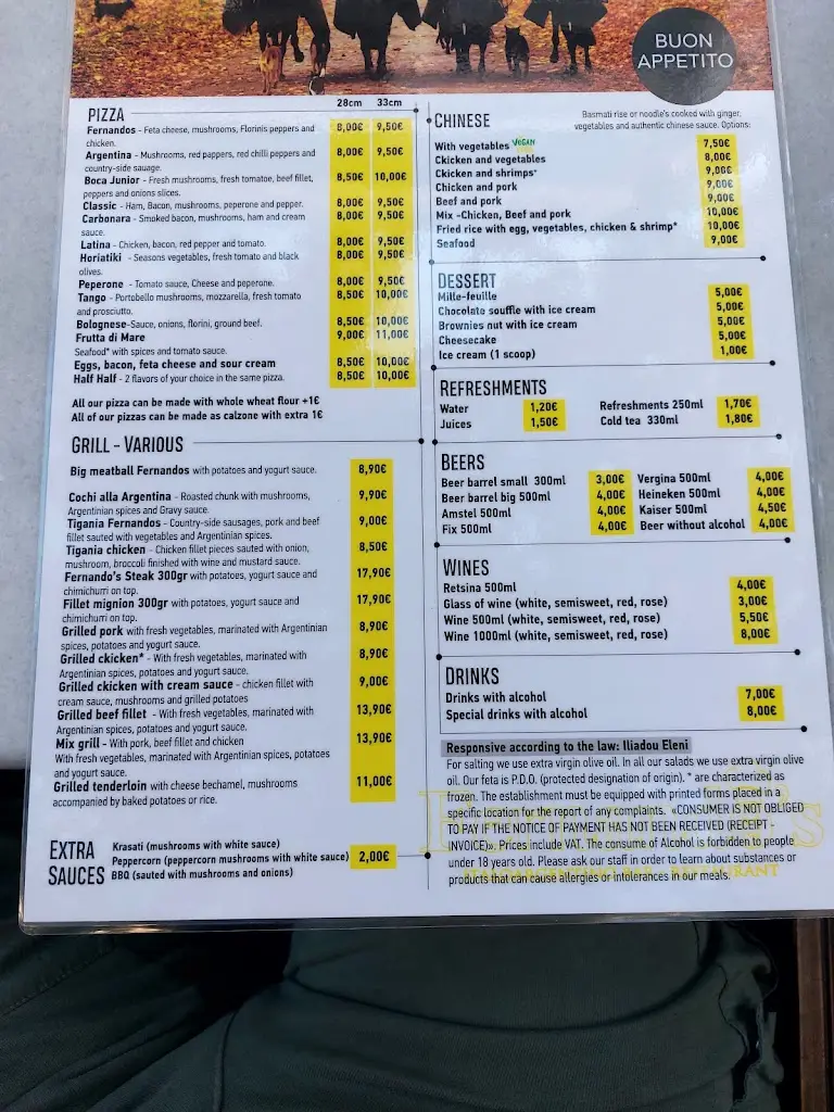 Menü_Fernando's_Kilkís_Bild_1