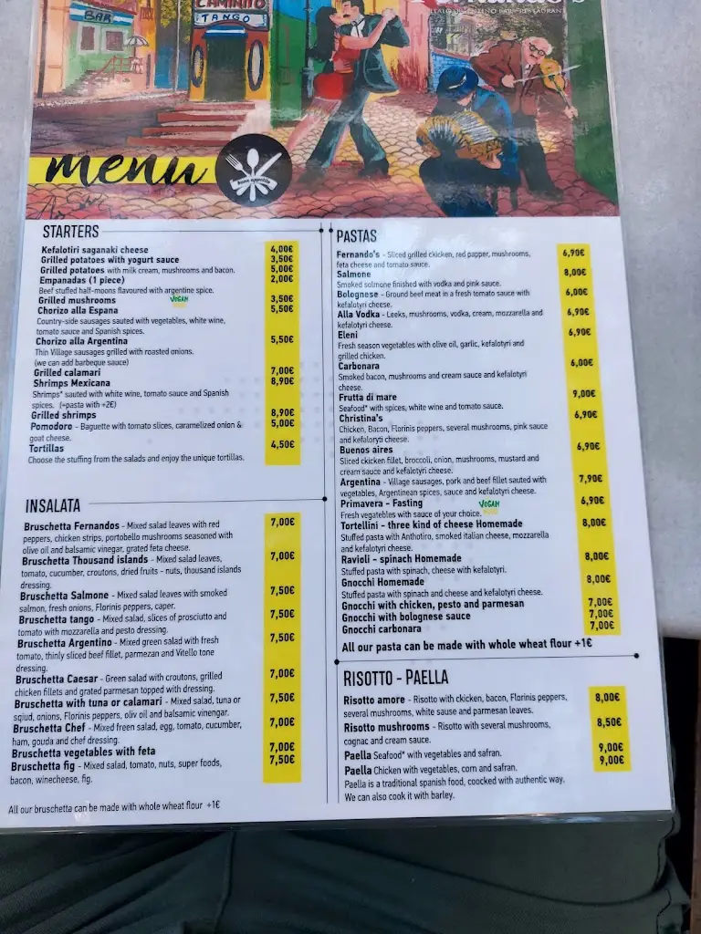 Menü_Fernando's_Kilkís_Bild_2