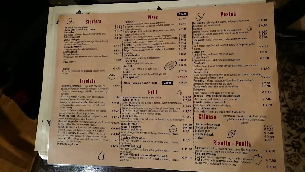 Menü_Fernando's_Kilkís_Bild_3