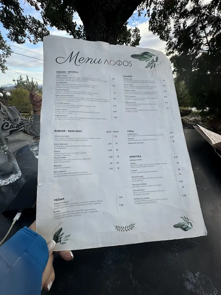 Menü_Lofos Cafe Bar | Breakfast, Lunch, Coffee, Dinner_Kilkís_Bild_4