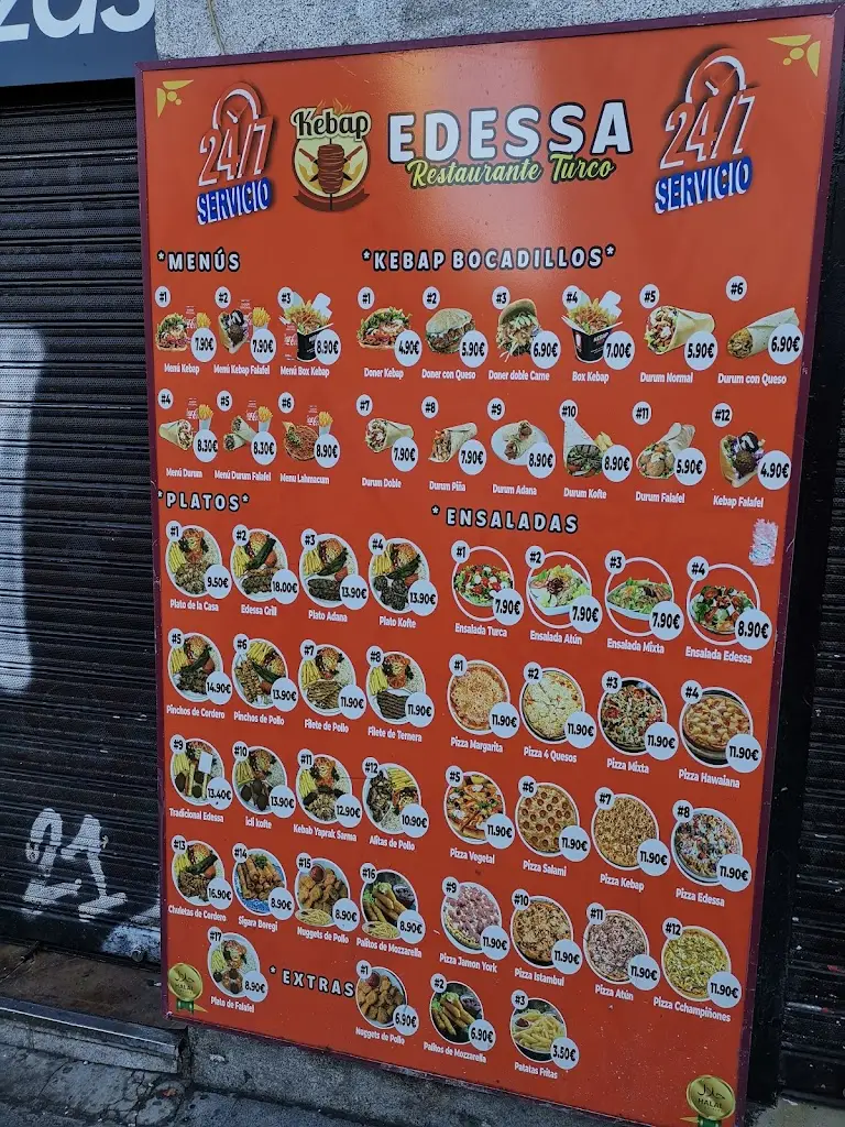 Menü_Souvlaki Bar_Kilkís_Bild_1