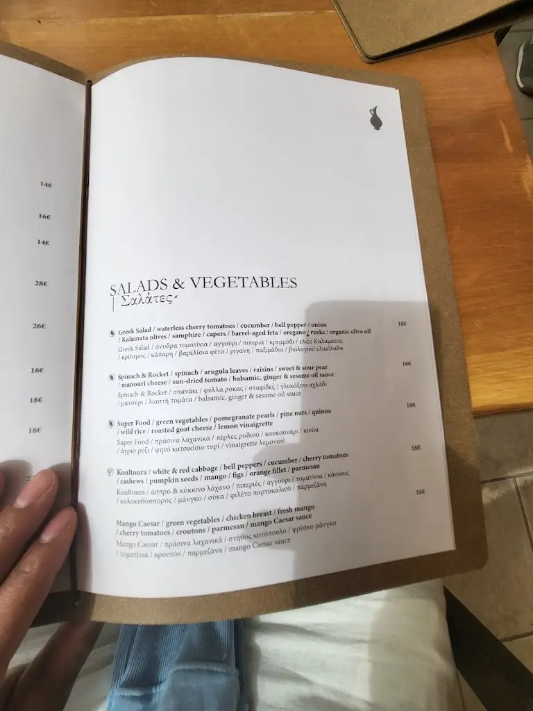Menü_Koultoura Restaurant_Kouloúra_Bild_4