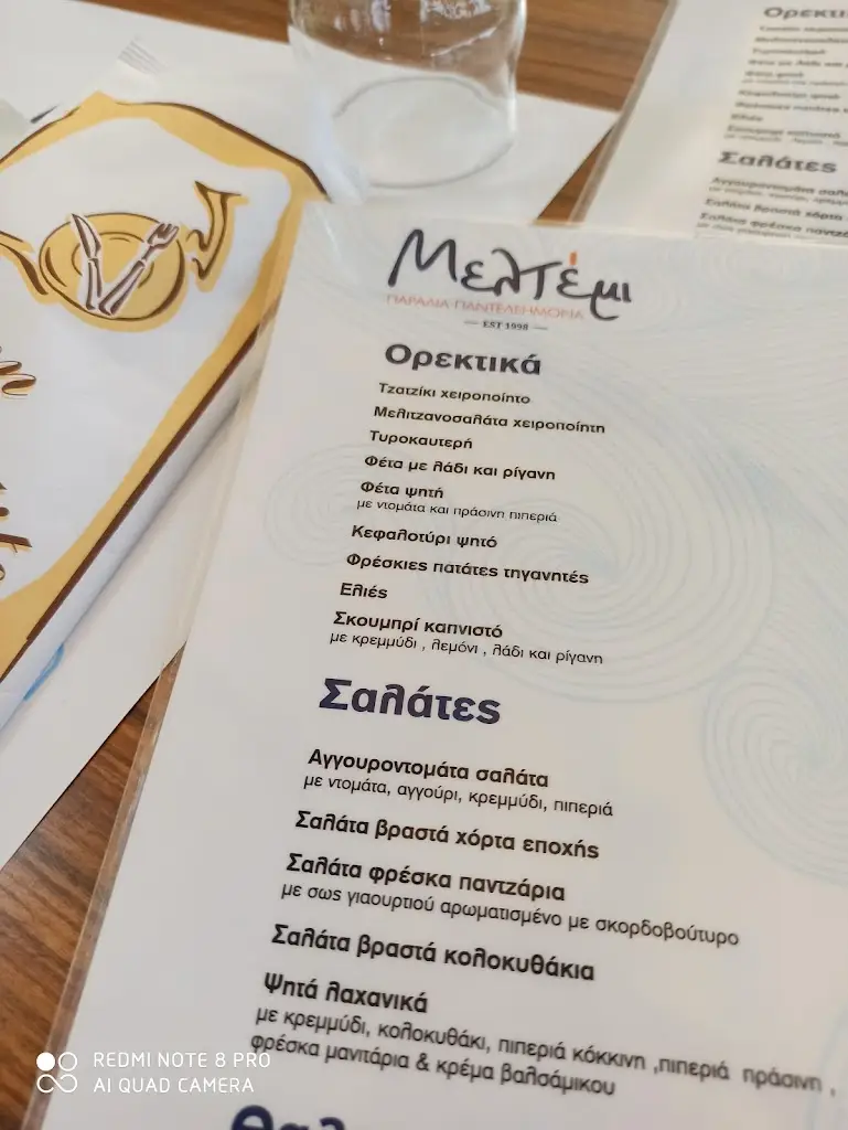 Menü_Meltemi fish restaurant_Aghios Panteleímon_Bild_1