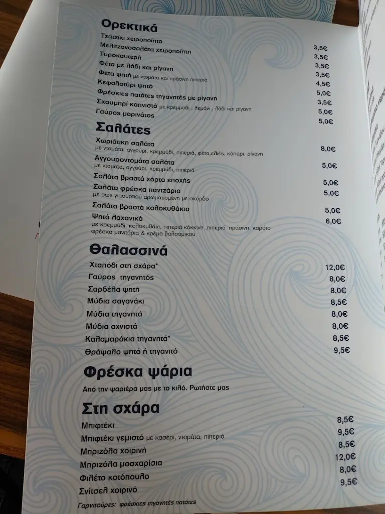 Menü_Meltemi fish restaurant_Aghios Panteleímon_Bild_3