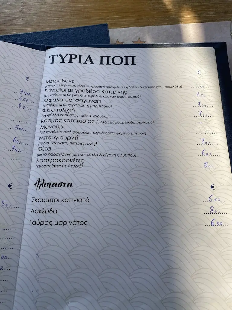 Menü_Ψαροταβέρνα Το Ακρογιάλι_Makrýgialos_Bild_2