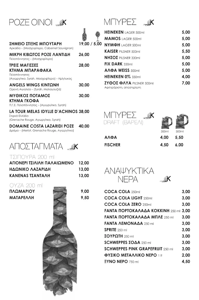 Menu_Koukounari Restaurant_Cholargós_image_1