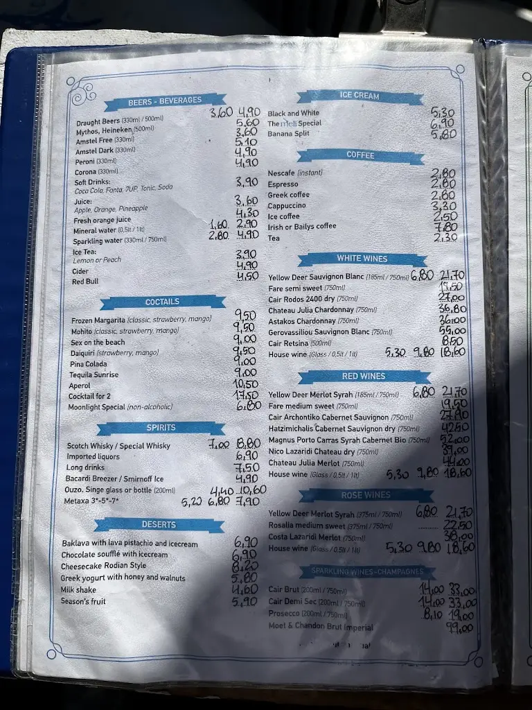 Menü_MELI Restaurant_Melíki_Bild_1