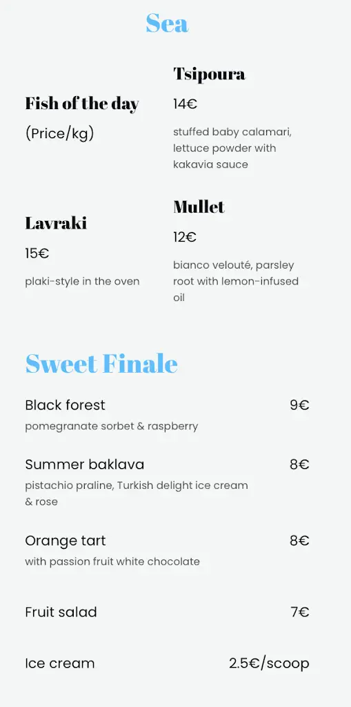 Menu_Riviera Beach Bar/Resto_Néa Michanióna_image_2