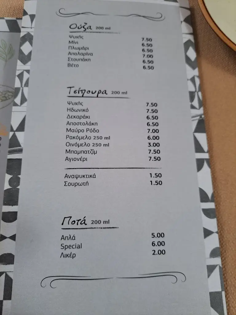 Menü_Ο ΣΠΑΡΟΣ (Χαϊδάρι , Αττικής)_Chaïdári_Bild_4