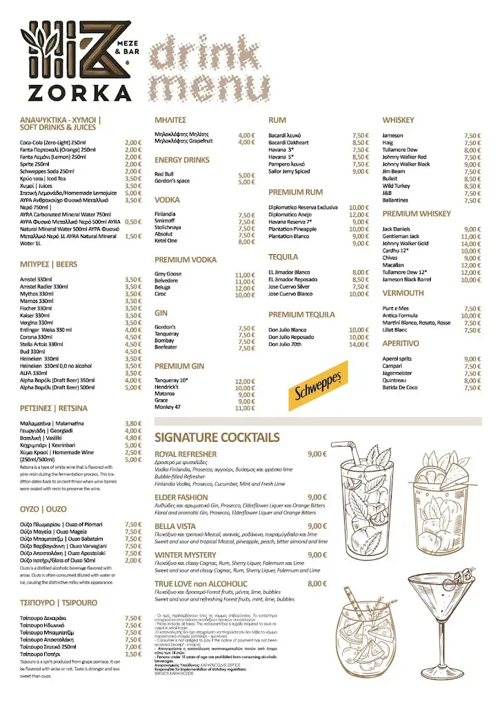 Menü_ZORKA Greek restaurant_Néa Moudhaniá_Bild_2