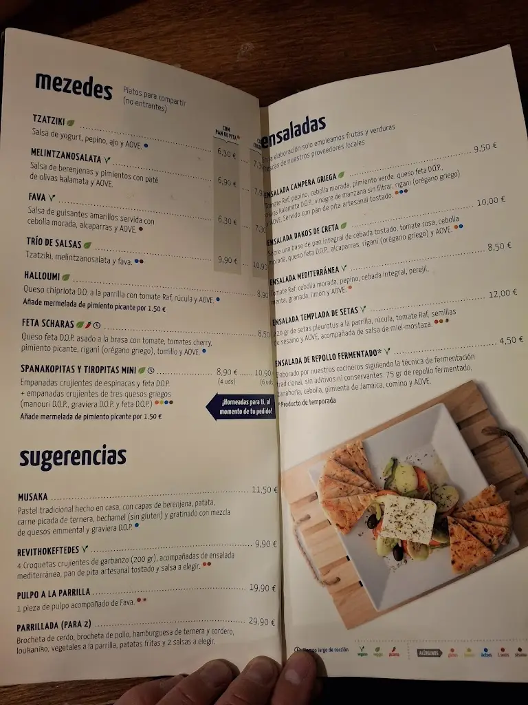 Menü_Zorbas Fish & Seafood Tavern_Ouranoupolis_Bild_4