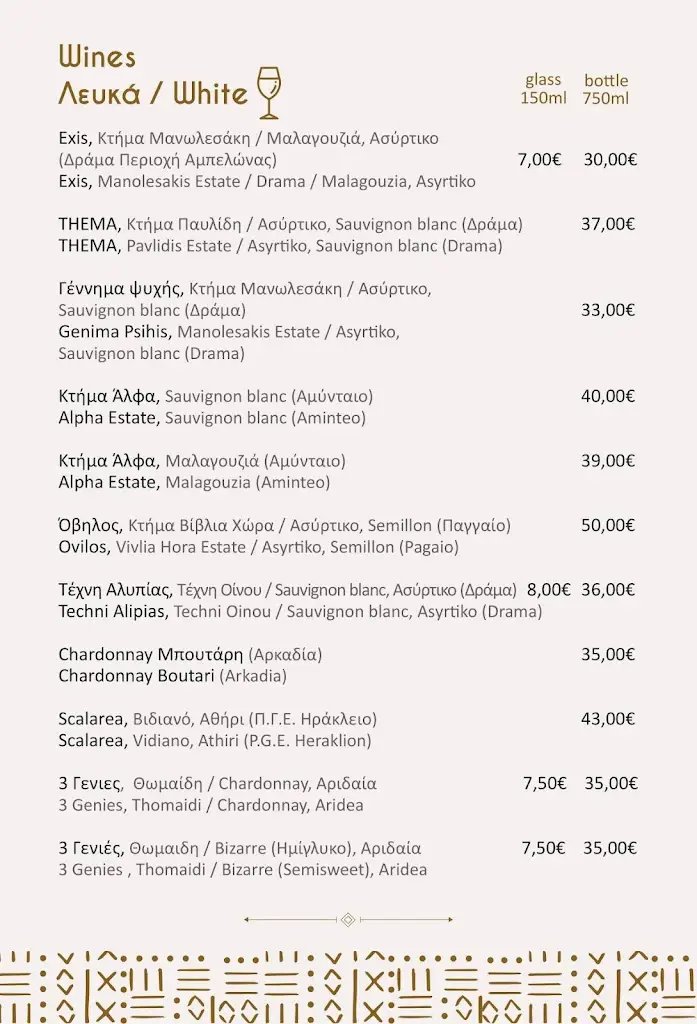 Menü_Fiki Beach Bar & Restaurant_Pefkochóri_Bild_2