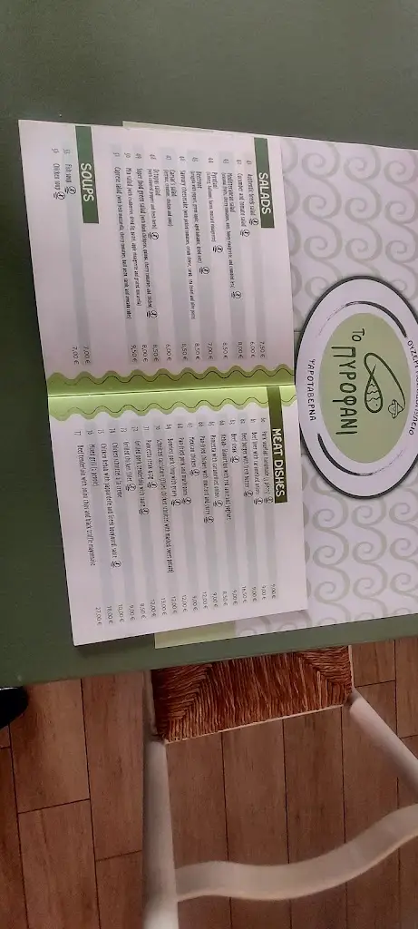 Menü_Taverna Pirofani_Sárti_Bild_1