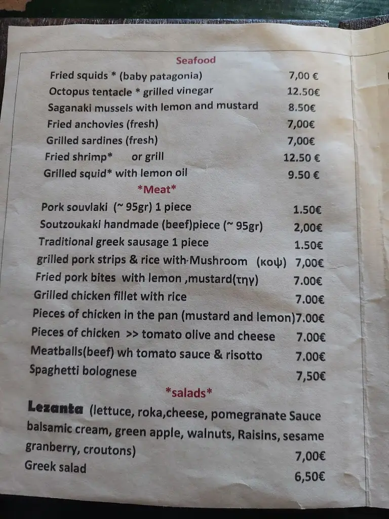 Menü_Le Zanta_Sidirókastro_Bild_1