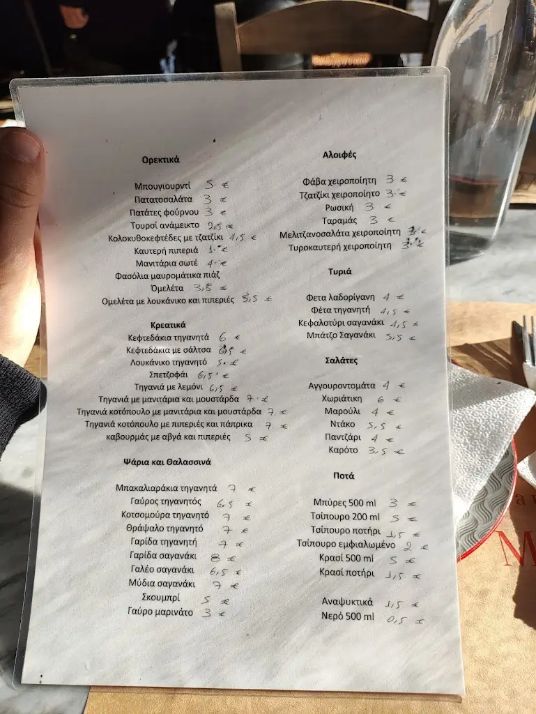 Menu_Καφενείο 