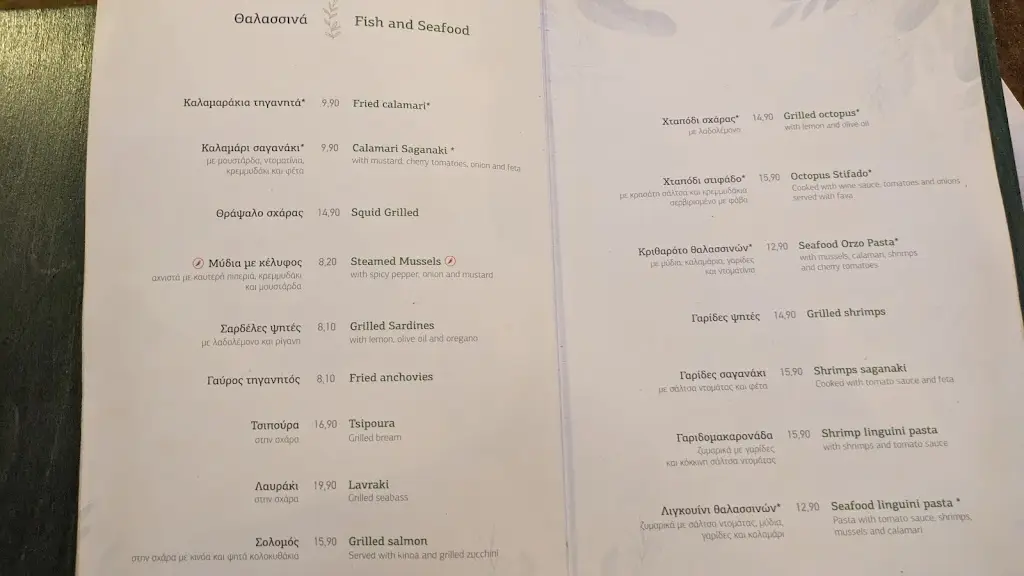 Menü_The Rouga_Thessaloníki_Bild_1