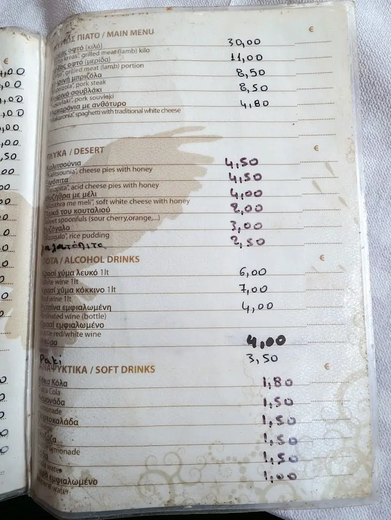 Menü_Aetos Tavern_Anógeia_Bild_3