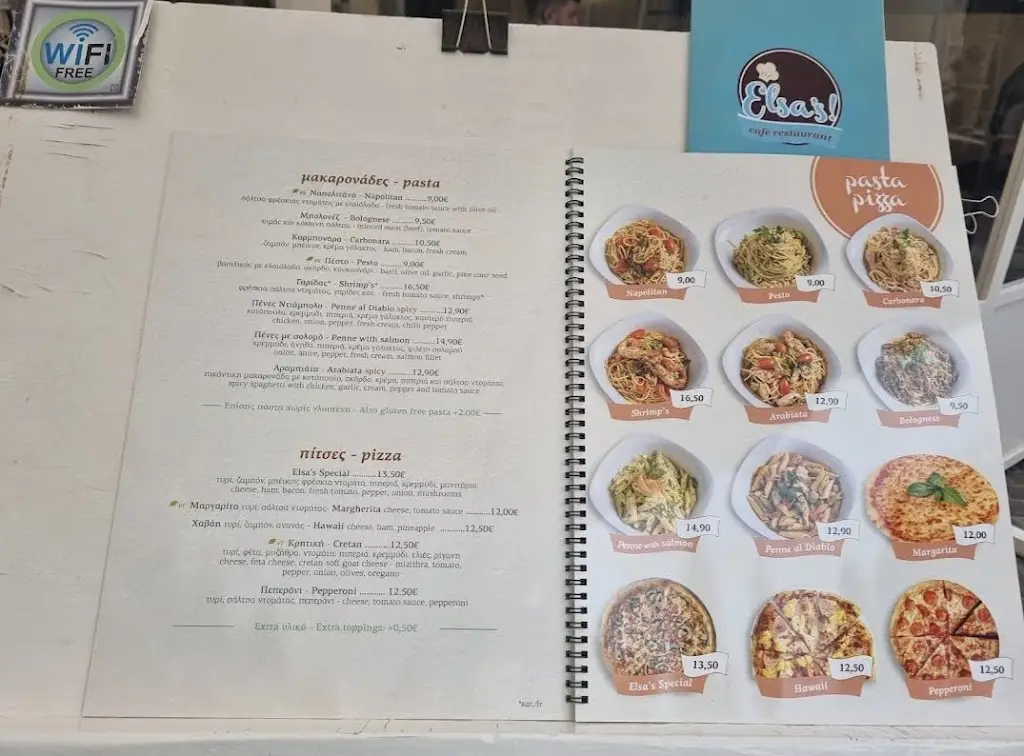 Menü_Elsa's Cafe Restaurant_Chaniá_Bild_4