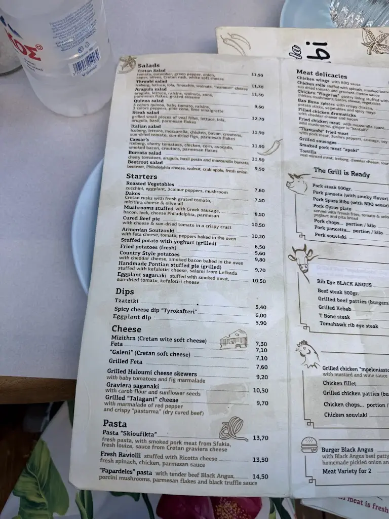 Menü_Throumbi_Chaniá_Bild_4