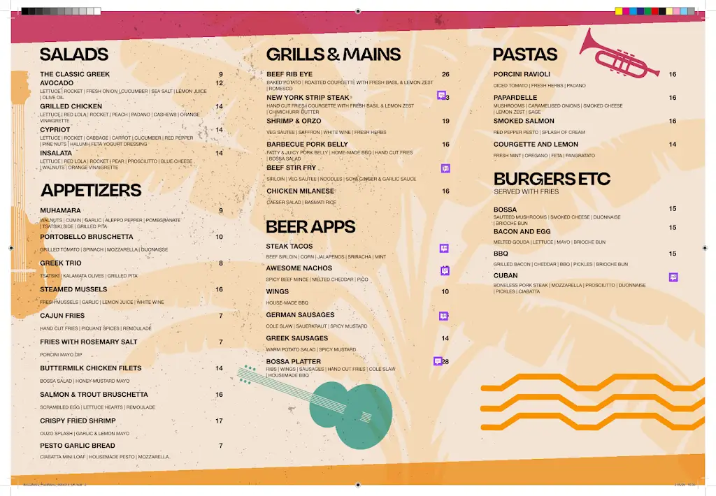 Menu_Bossa Nova Restaurant and Beer Bar_Geráni_image_2