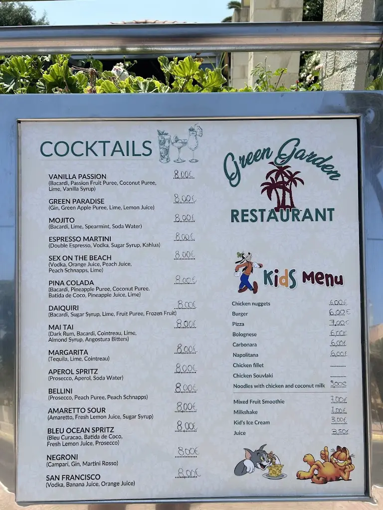 Menü_Green Garden Restaurant_Geráni_Bild_3