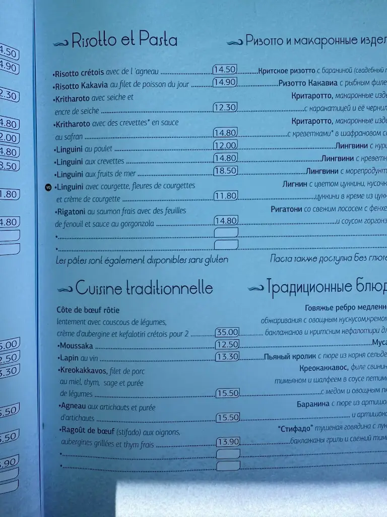 Menü_Zorbas Seaside Restaurant_Ierápetra_Bild_3