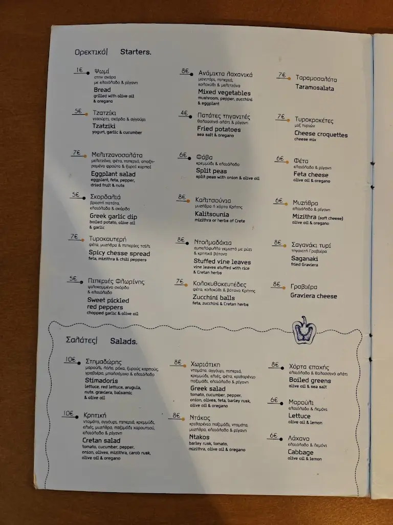 Menü_Taverna Stimadoris_Kíssamos_Bild_4