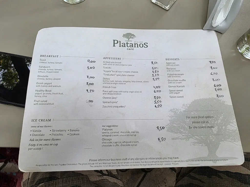 Menü_Platanos_Kritsá_Bild_1
