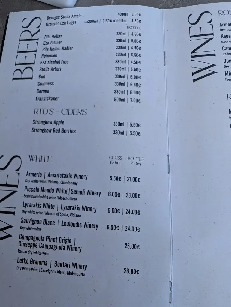 Menü_Delly's Casual Restaurant_Limín Khersonísou_Bild_2