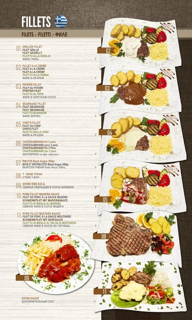 Menü_Marina Restaurant Cafe_Limín Khersonísou_Bild_1