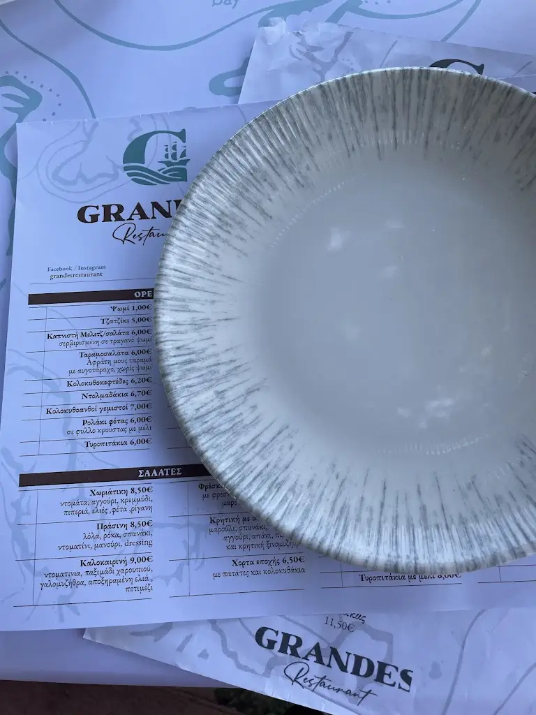 Menü_Grandes Seaside restaurant_Palekastro_Bild_1