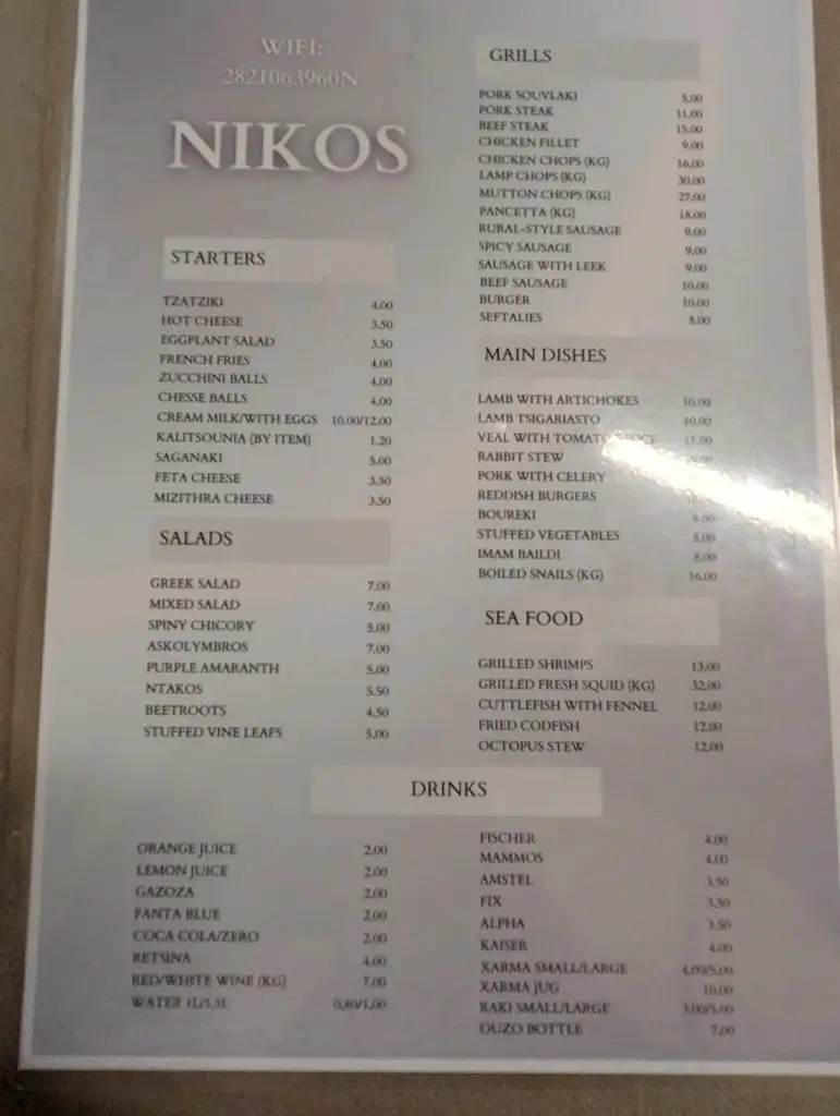 Menu_Grill Τaverna Nikos_Pithári_image_2