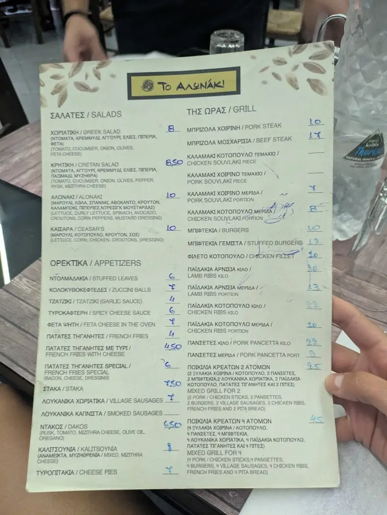 Menü_ΤΟ ΑΛΩΝΑΚΙ / TO ALONAKI_Pithári_Bild_1