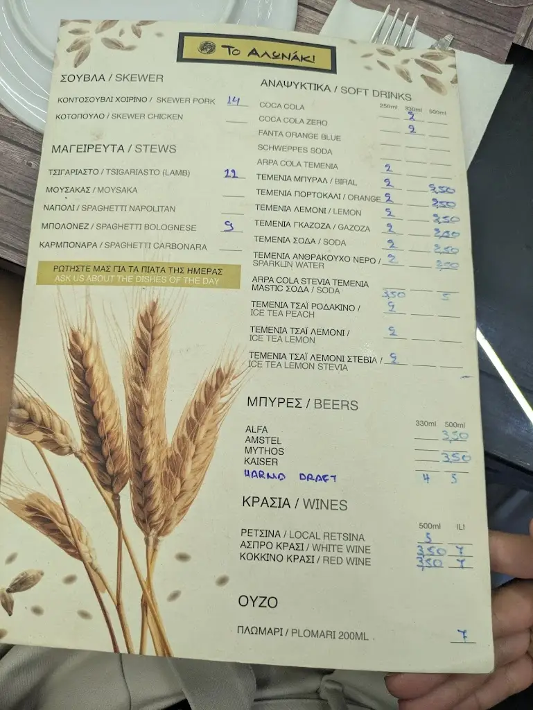 Menü_ΤΟ ΑΛΩΝΑΚΙ / TO ALONAKI_Pithári_Bild_2