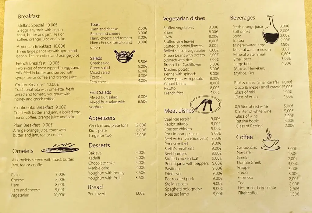 Menü_Stella's Kitchen_Rethymno_Bild_1