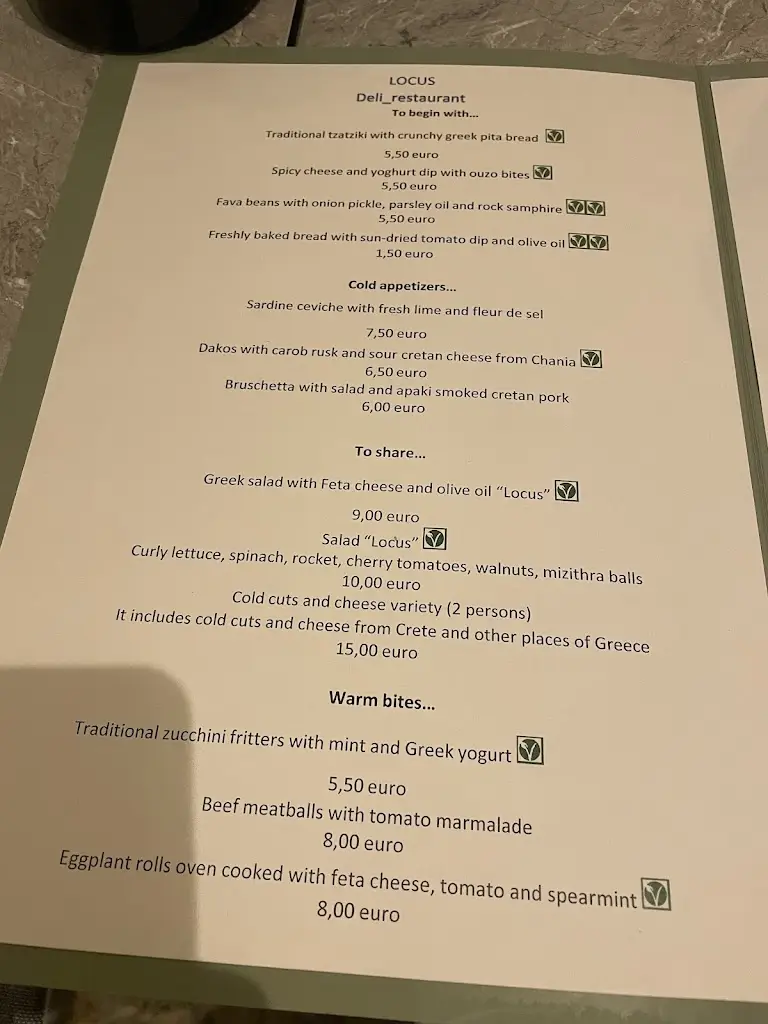 Menü_Locus Deli Restaurant_Pánormos_Bild_3
