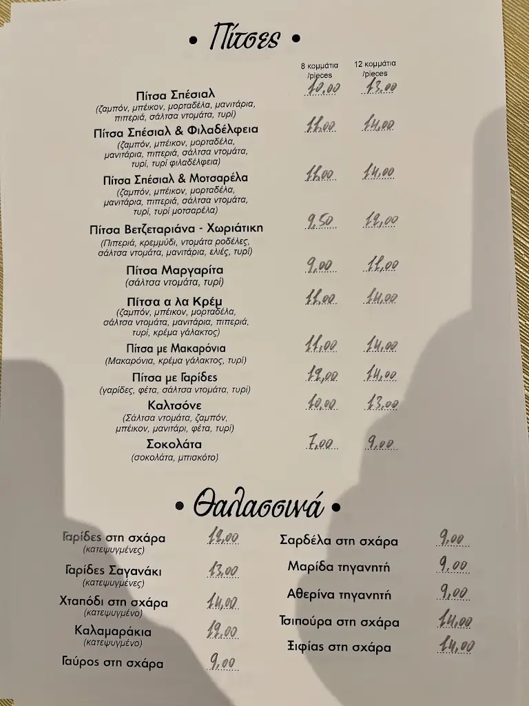 Menü_Da Giorgio Restaurant_Sitia_Bild_1