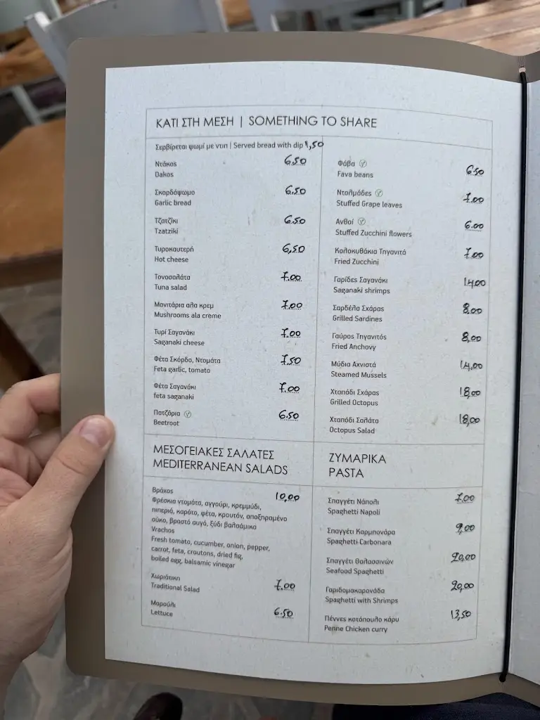 Menü_Aleko's Fish Taverne Vrachos_Tympáki_Bild_3