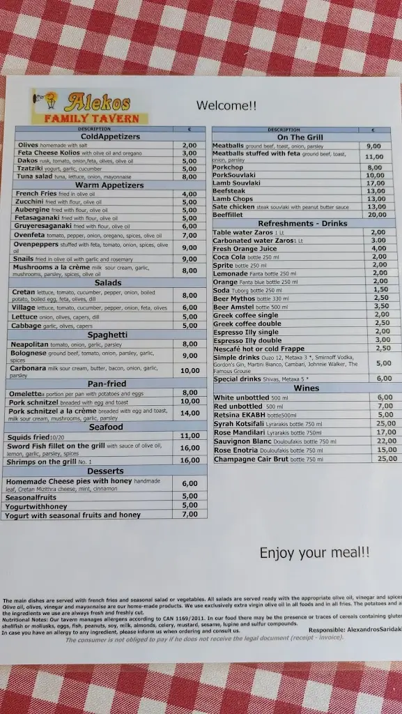 Menu_Taverna Alekos_Tympáki_image_3