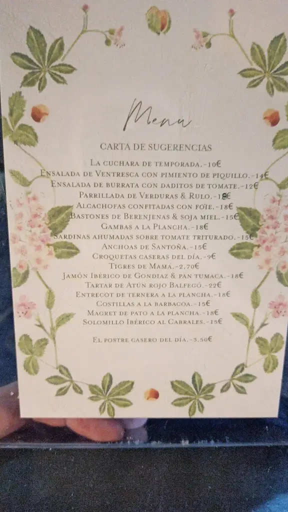 Menu_Parasia Tavern_Vrýses_image_1