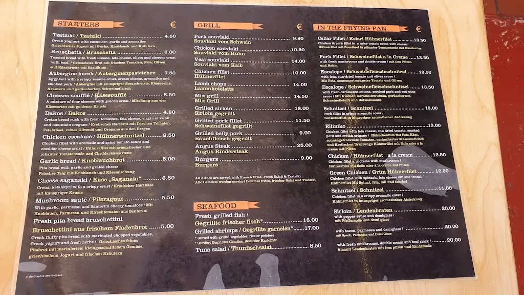 Menü_THE GREEK GRILL_Stalís_Bild_1