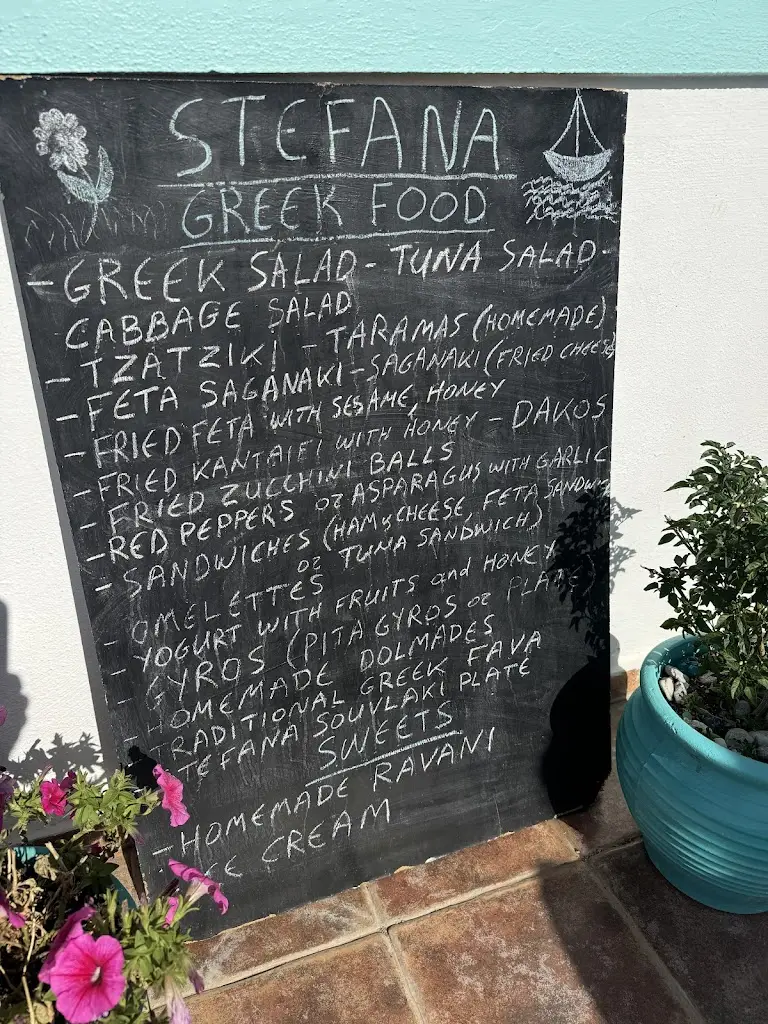 Menü_Stefana Cafe & Restaurant_Chrysochóri_Bild_1